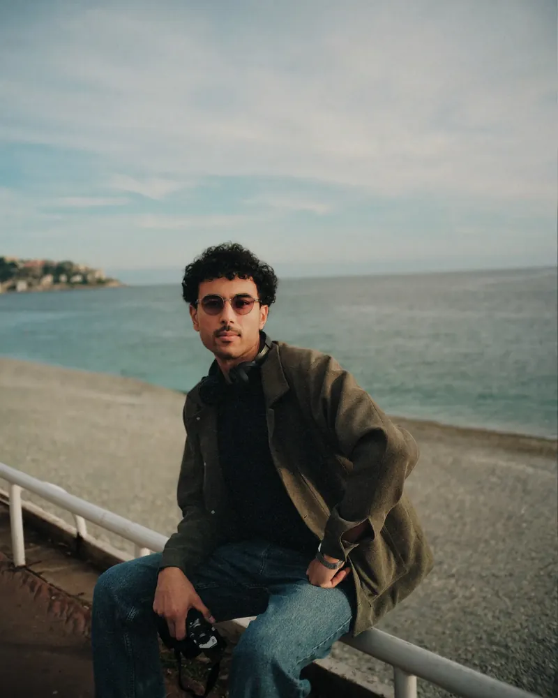 Cypress coat by the sea